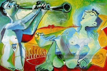  Pablo Tableaux - Sérénade L aubade 1965 cubiste Pablo Picasso